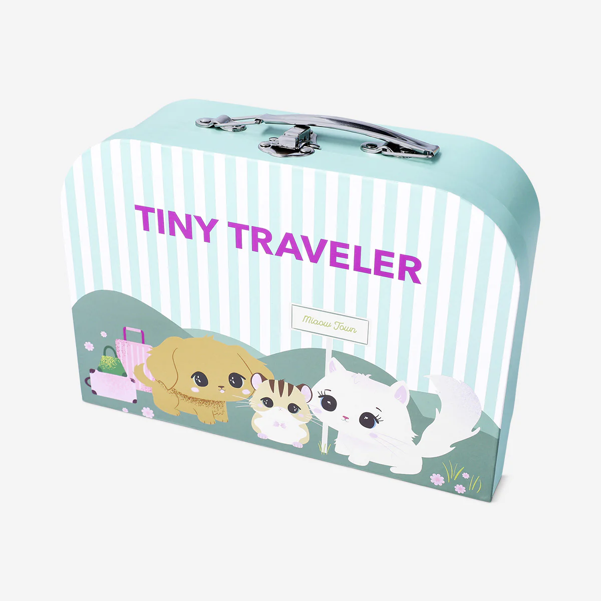 Blue paper storage suitcase - 26 cm - Image 3
