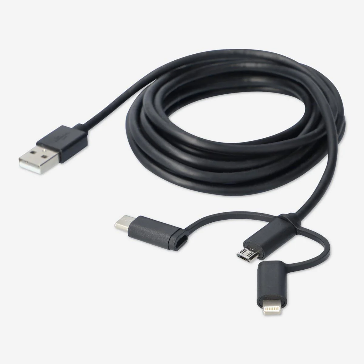 Charging cable. For USB-C, Micro USB and lightning - Image 3