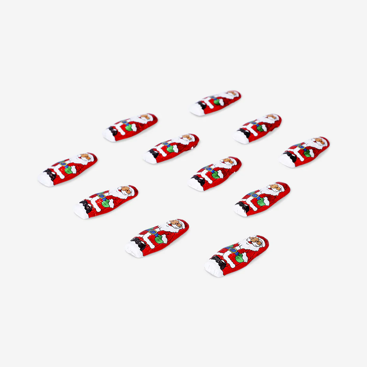 Cocoa confectionery Santas in net - Image 3