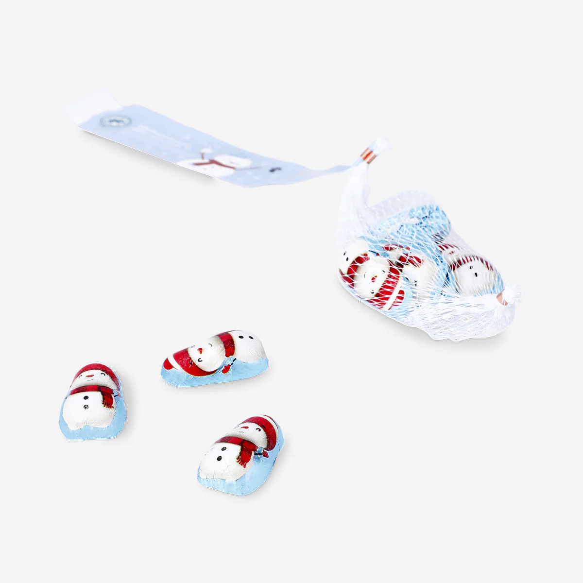 Chocolate snowmen with milk filling - Image 3