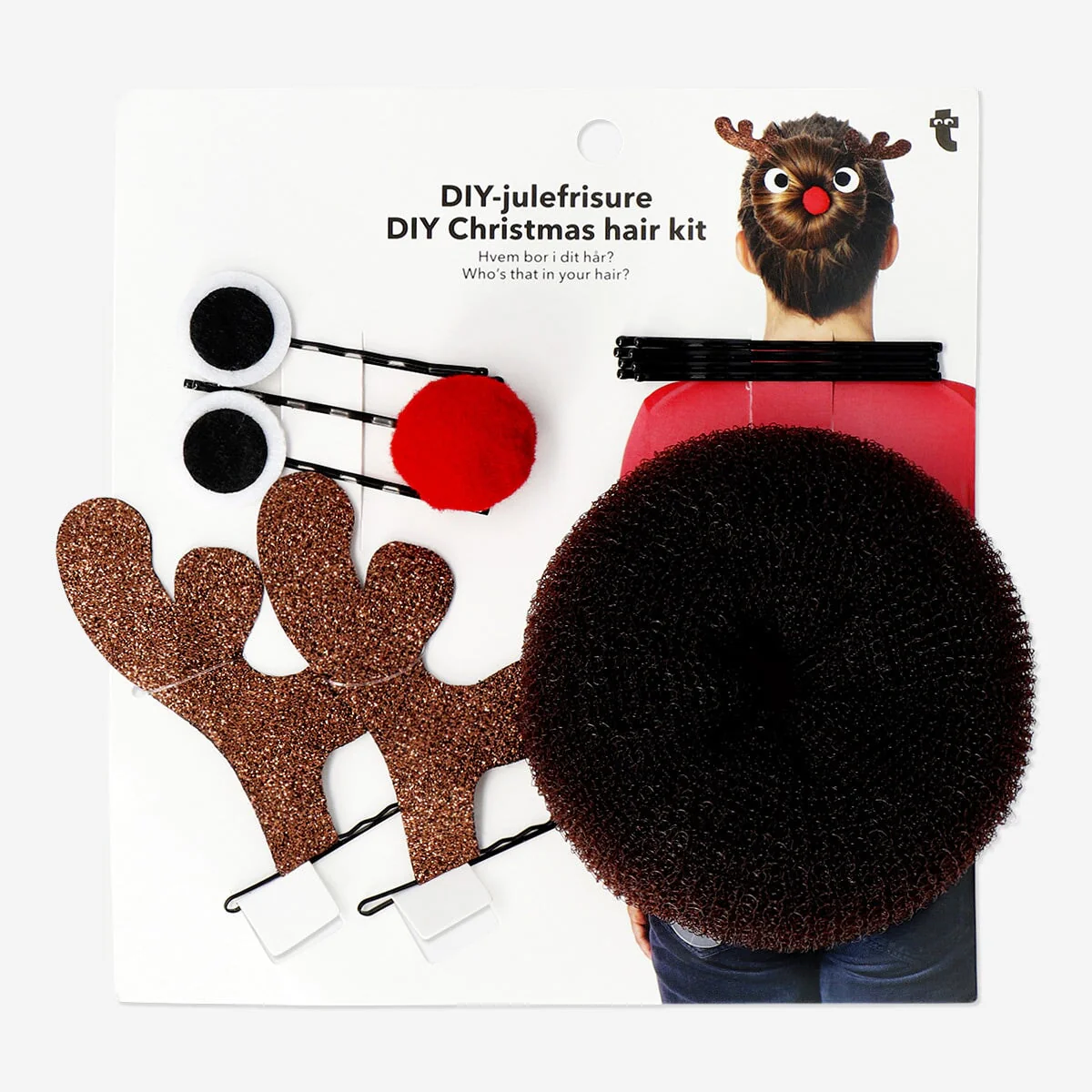 DIY Christmas reindeer hair kit - Image 3