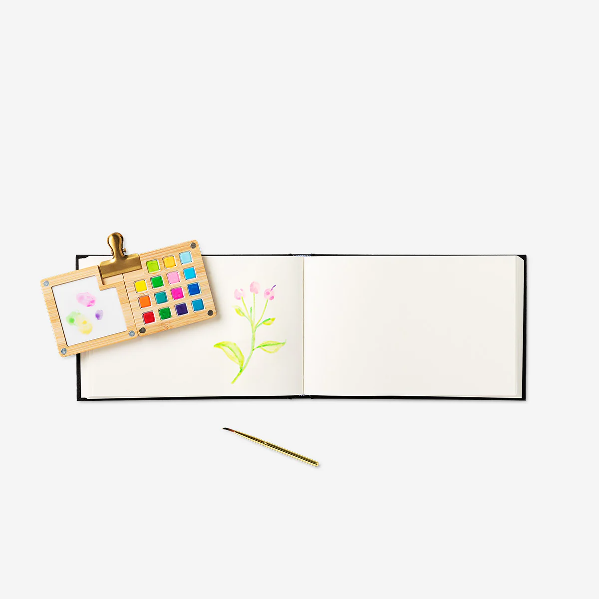 Mini watercolouring travel kit - Image 3