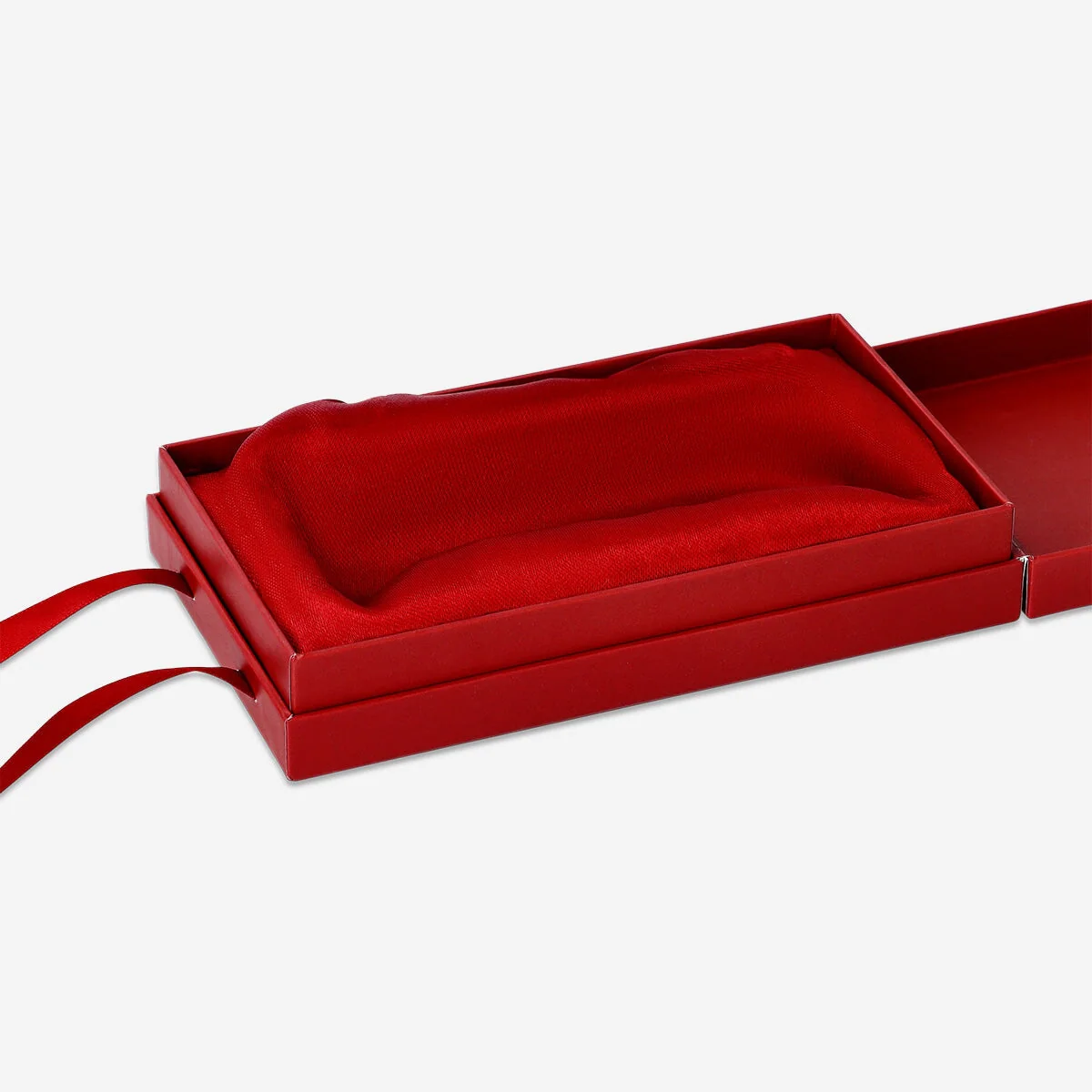 Red gift box with handles - Image 3
