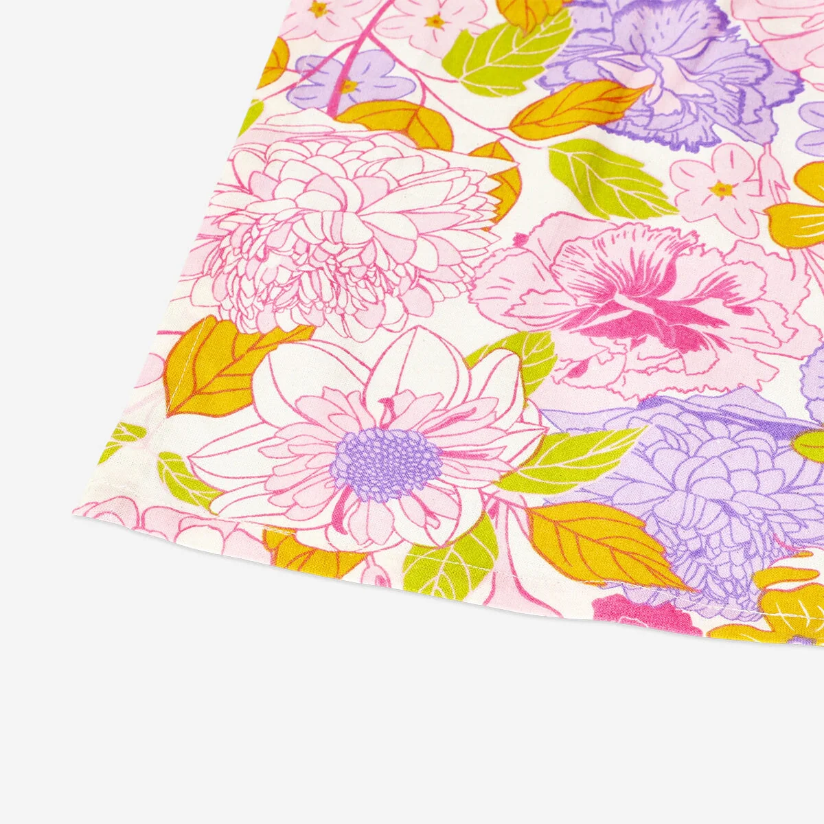 Tablecloth with large flower print - 140 x 220 cm - Image 3