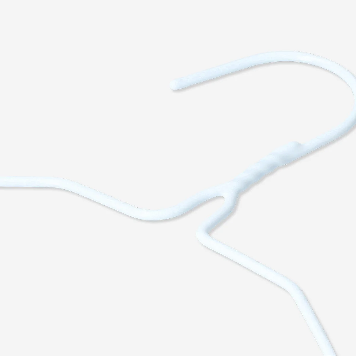 White Metal Hangers - 5 pcs - Image 3